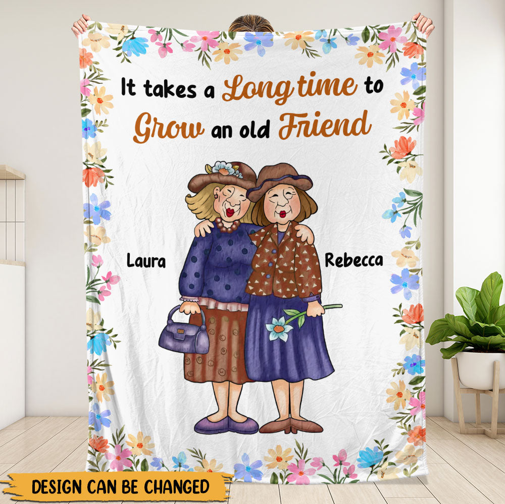 To My Old Friend Blanket - Personalized Blanket