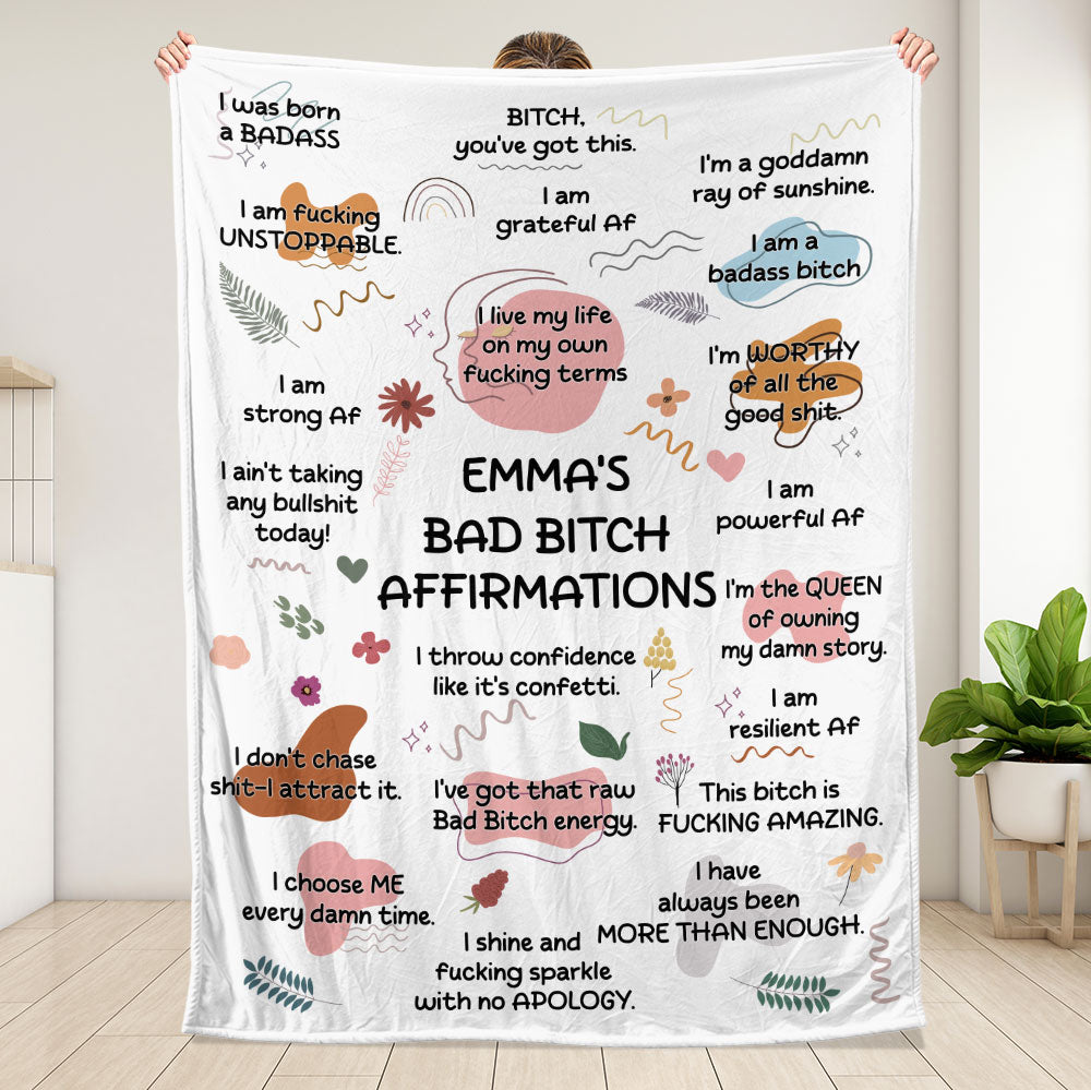 Bad Bitch Blanket - Personalized Blanket