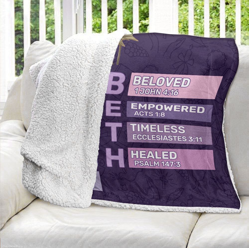 What God Says About You Blanket - Personalized Blanket
