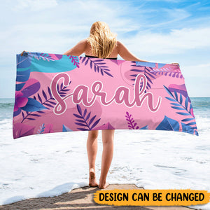 Color Hawaii - Personalized Beach Towel - Best Gift For Summer - Giftago