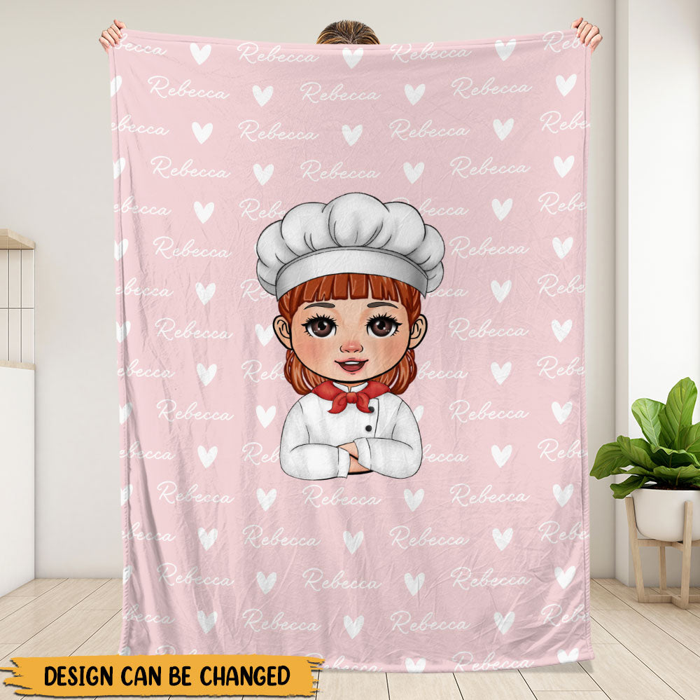 Dream Job Custom Name Blanket - Personalized Blanket