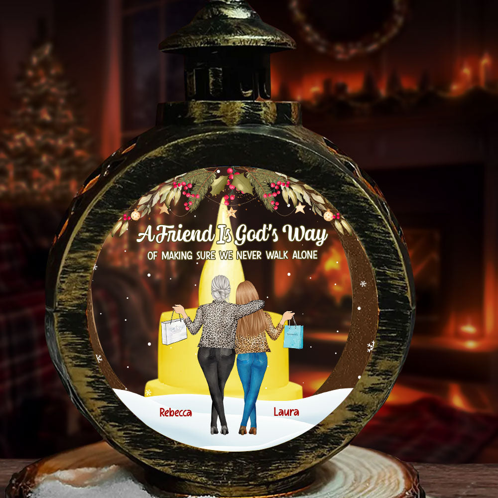 Friends - Personalized Candlelight Lantern Ornament