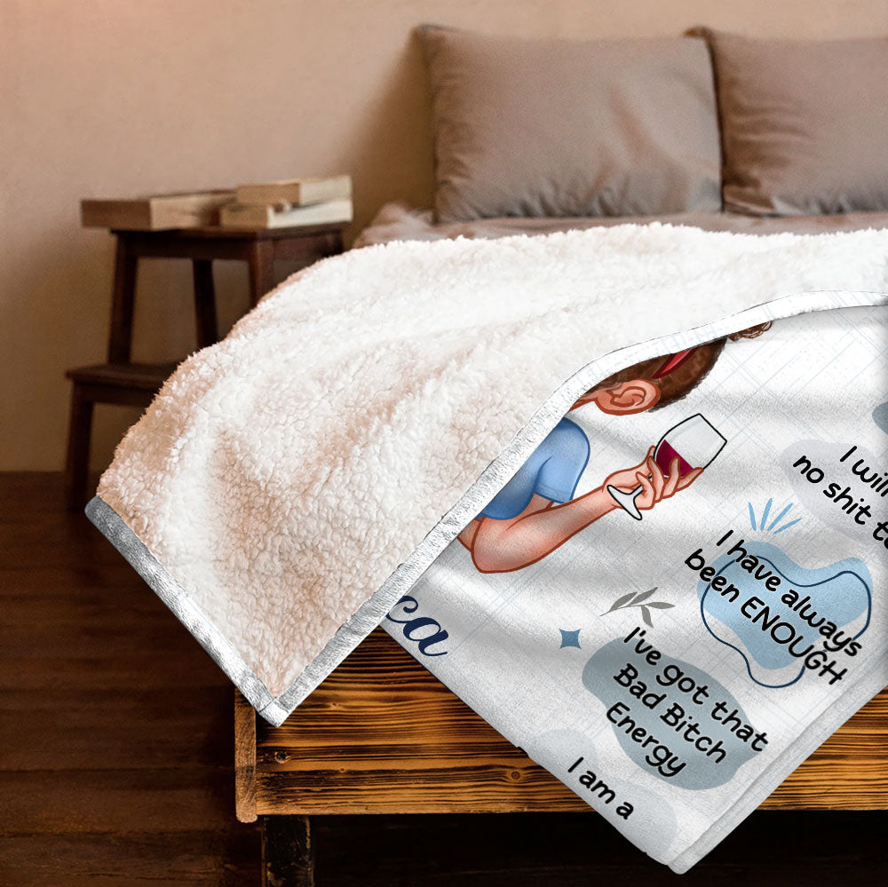 Bad Bitch Blanket - Personalized Blanket