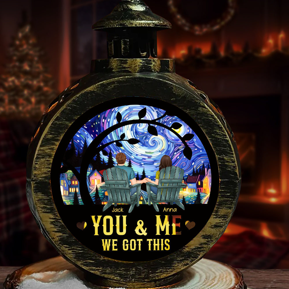 You & Me We Got This - Personalized Candlelight Lantern Ornament