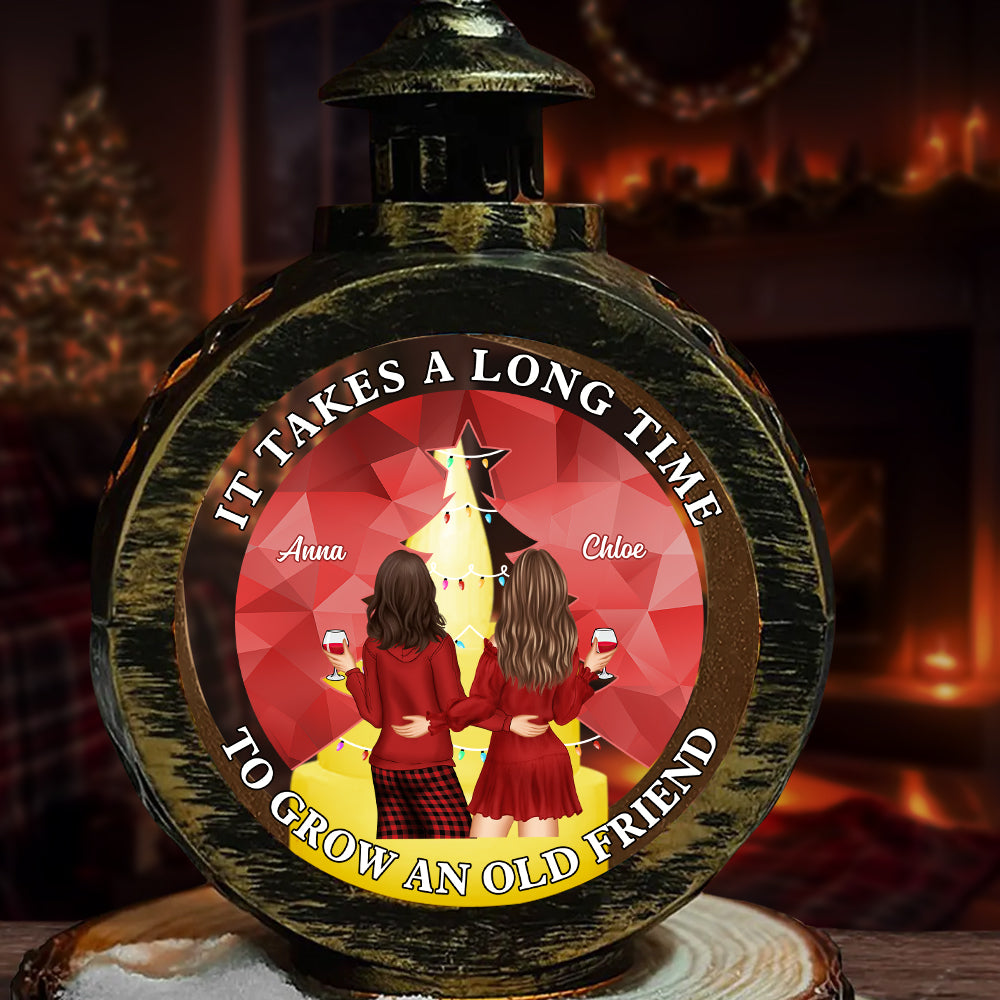 Old Friends - Personalized Candlelight Lantern Ornament