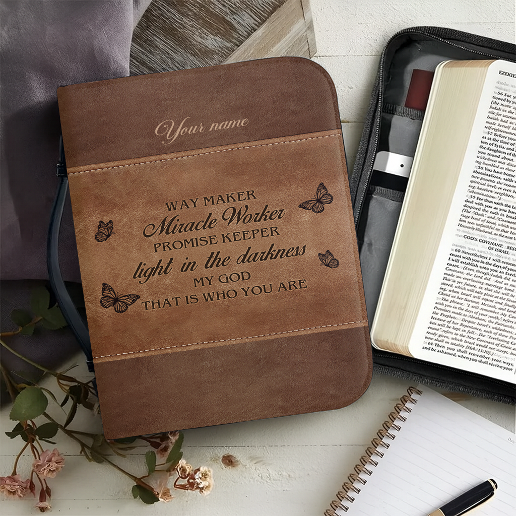 Way Maker - Leather Bible Cover