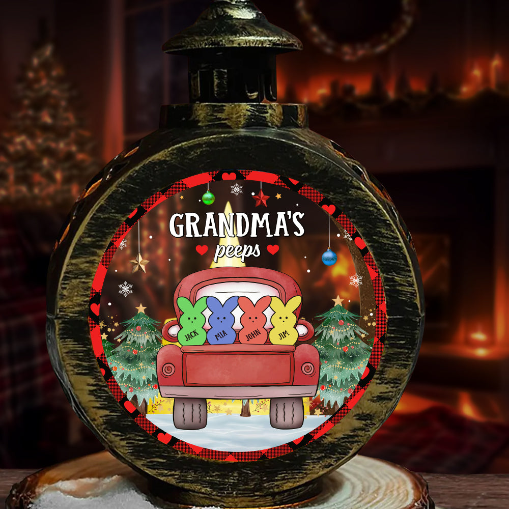 Grandma's Peeps - Personalized Candlelight Lantern Ornament