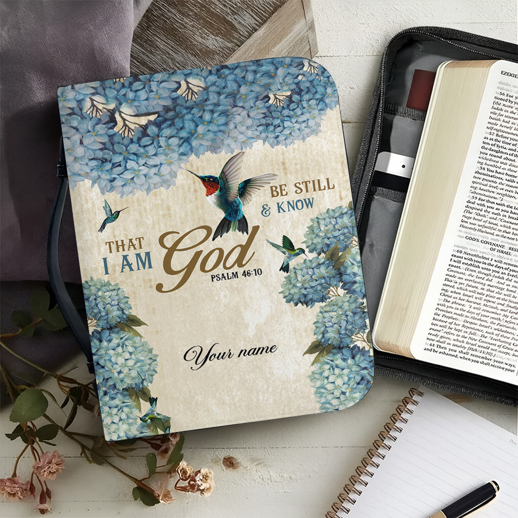 I Am God - Leather Bible Cover