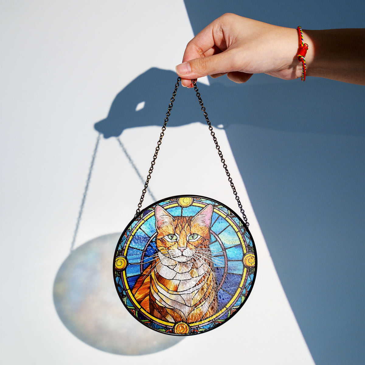 Aurora Stalker Stained Glass Window Hanging Suncatcher