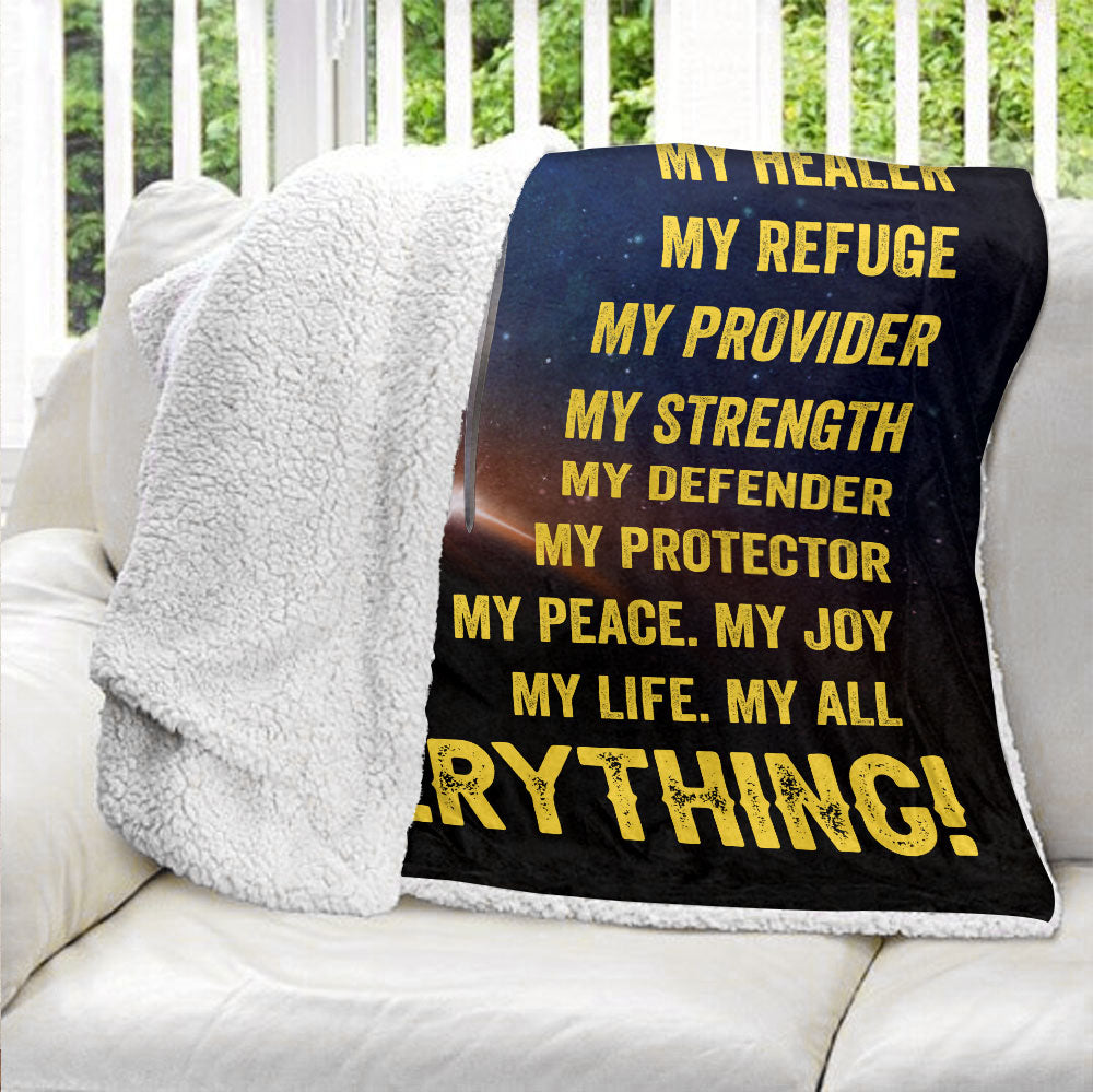 Jesus Is My God My Everything Blanket, Jesus Lover Gift