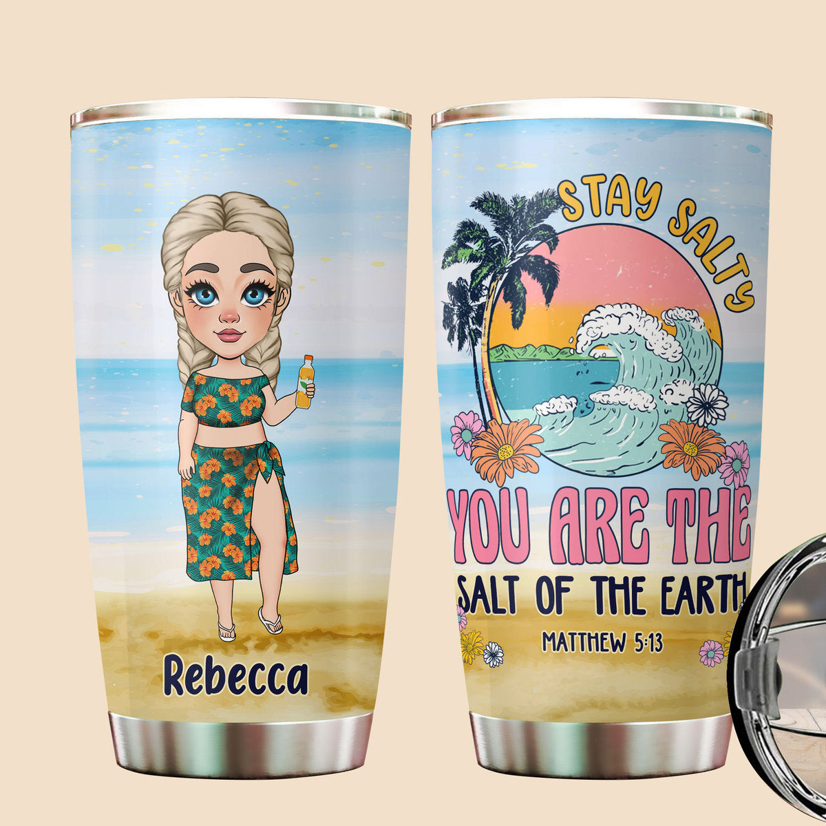 Stay Salty - Personalized Tumbler - Best Gift For Summer - Giftago