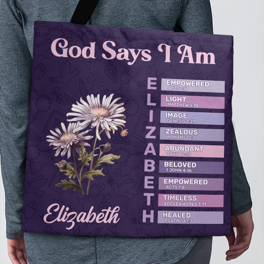 God Says Tote Bag