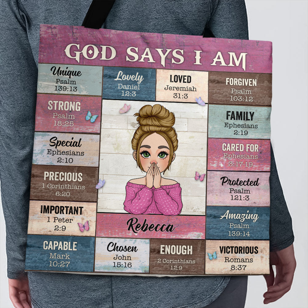 God Says Tote Bag
