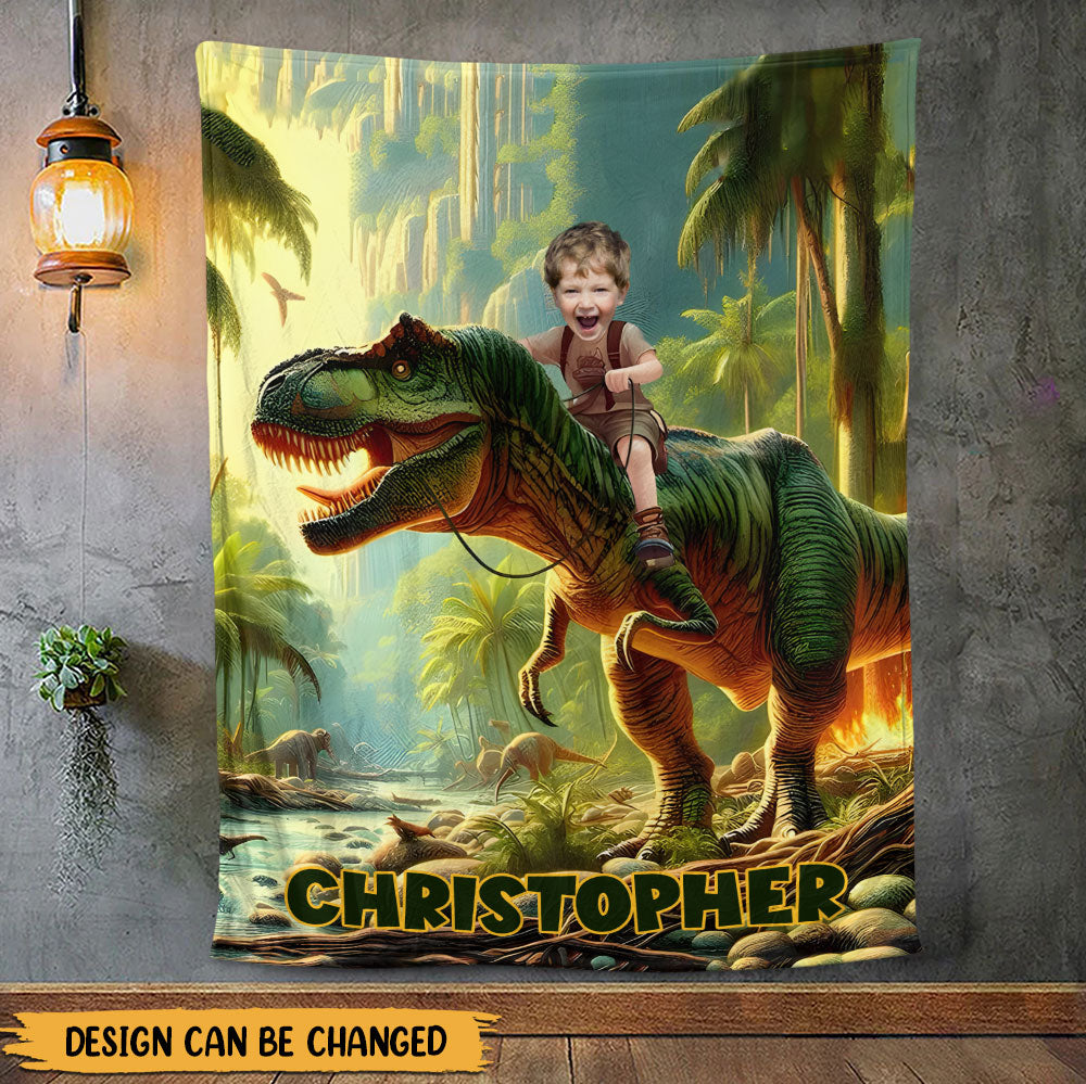 Dinos Blanket - Personalized Blanket
