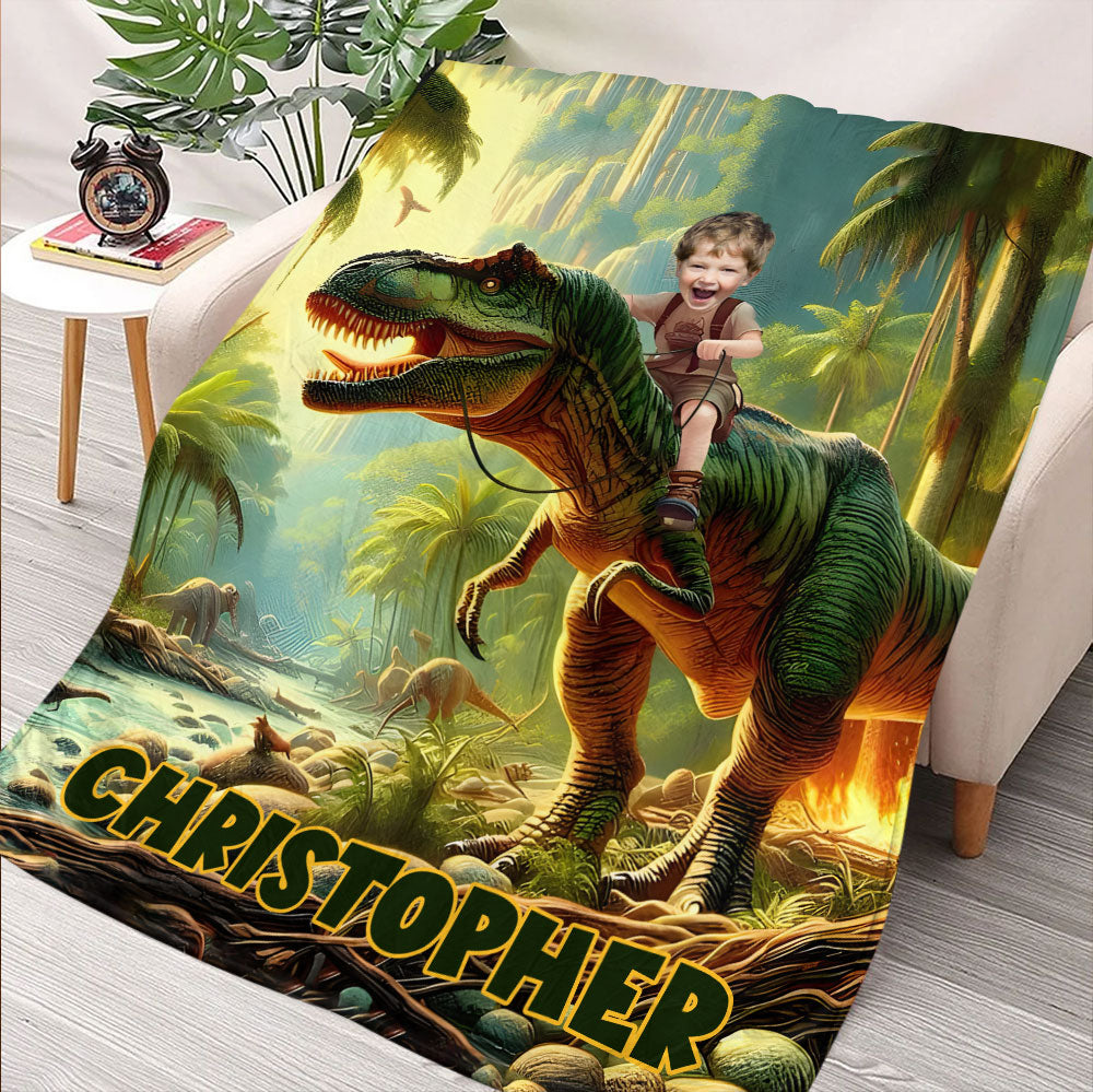 Dinos Blanket - Personalized Blanket