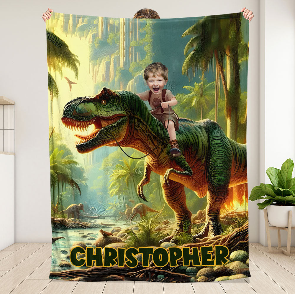 Dinos Blanket - Personalized Blanket