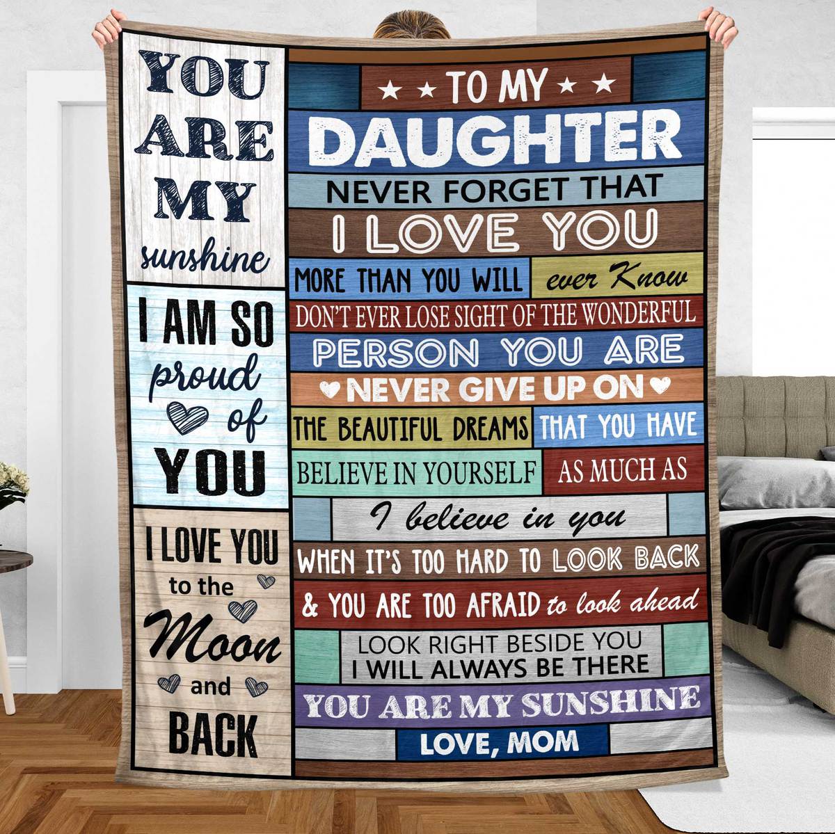 To My Daughter You Are My Sunshine - Best Gift for Christmas, For Daughter - Giftago