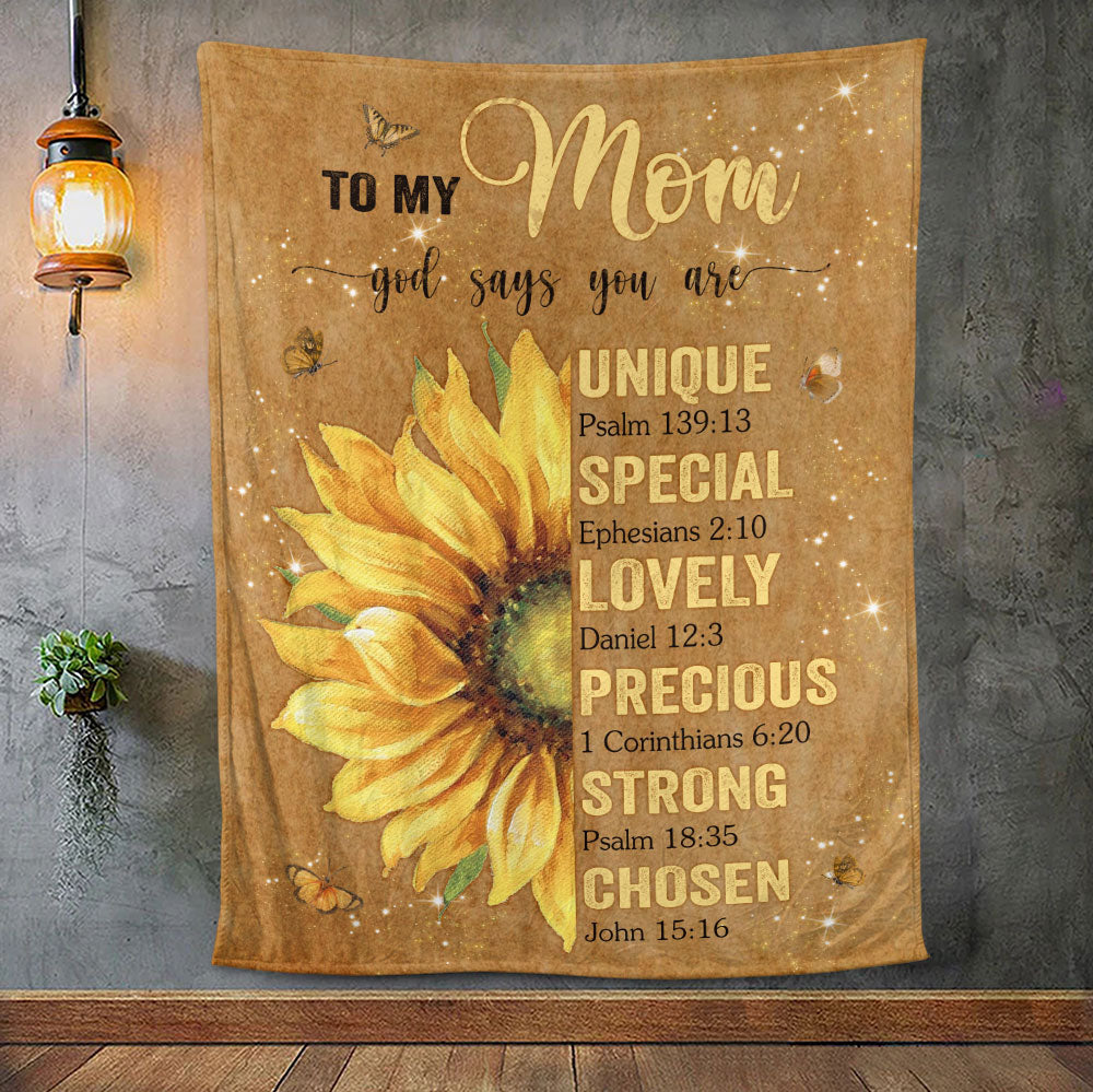 God Says You Are, Sunflower Blanket