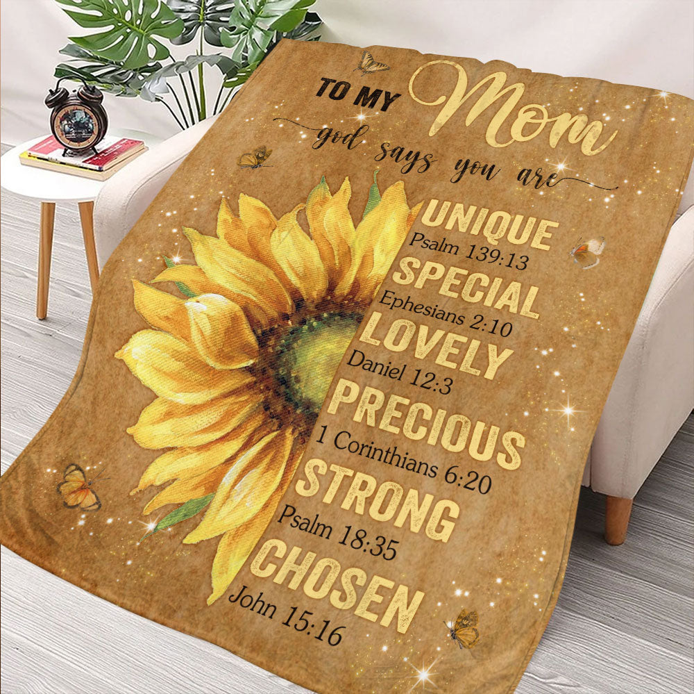God Says You Are, Sunflower Blanket