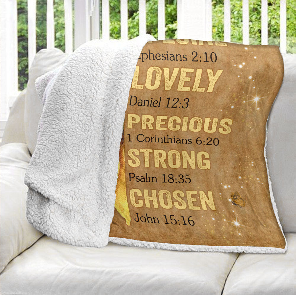 God Says You Are, Sunflower Blanket