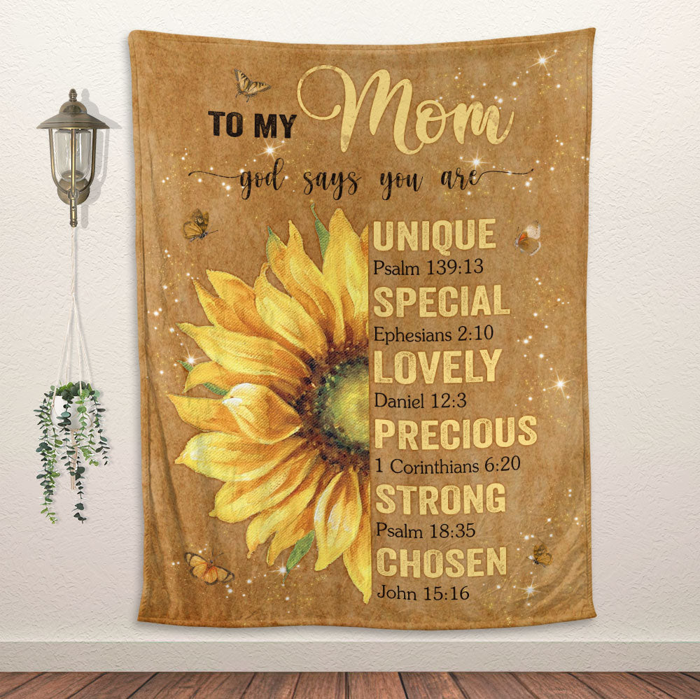 God Says You Are, Sunflower Blanket