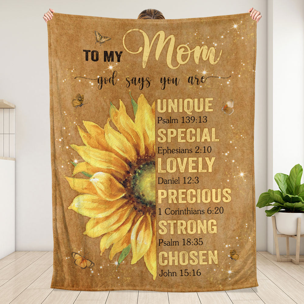 God Says You Are, Sunflower Blanket