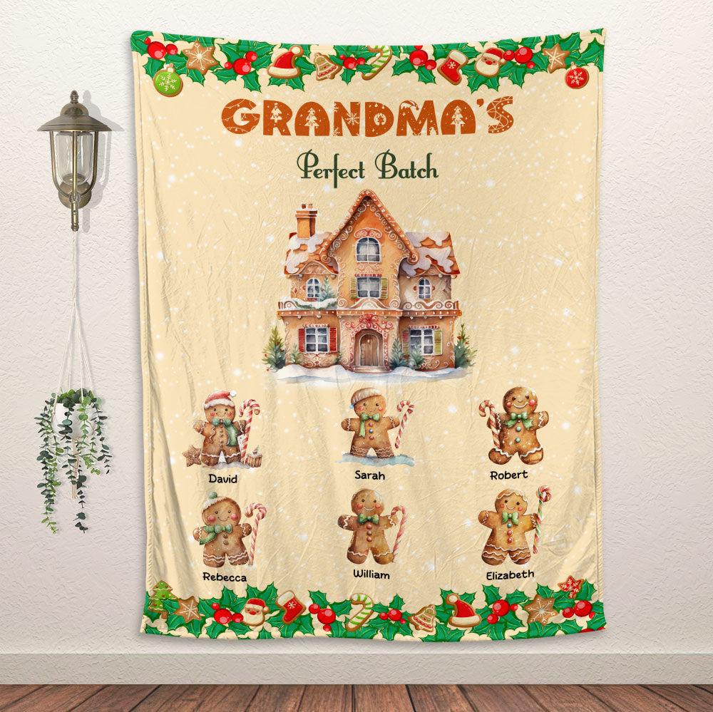 Grandma's Batch Blanket - Personalized Blanket