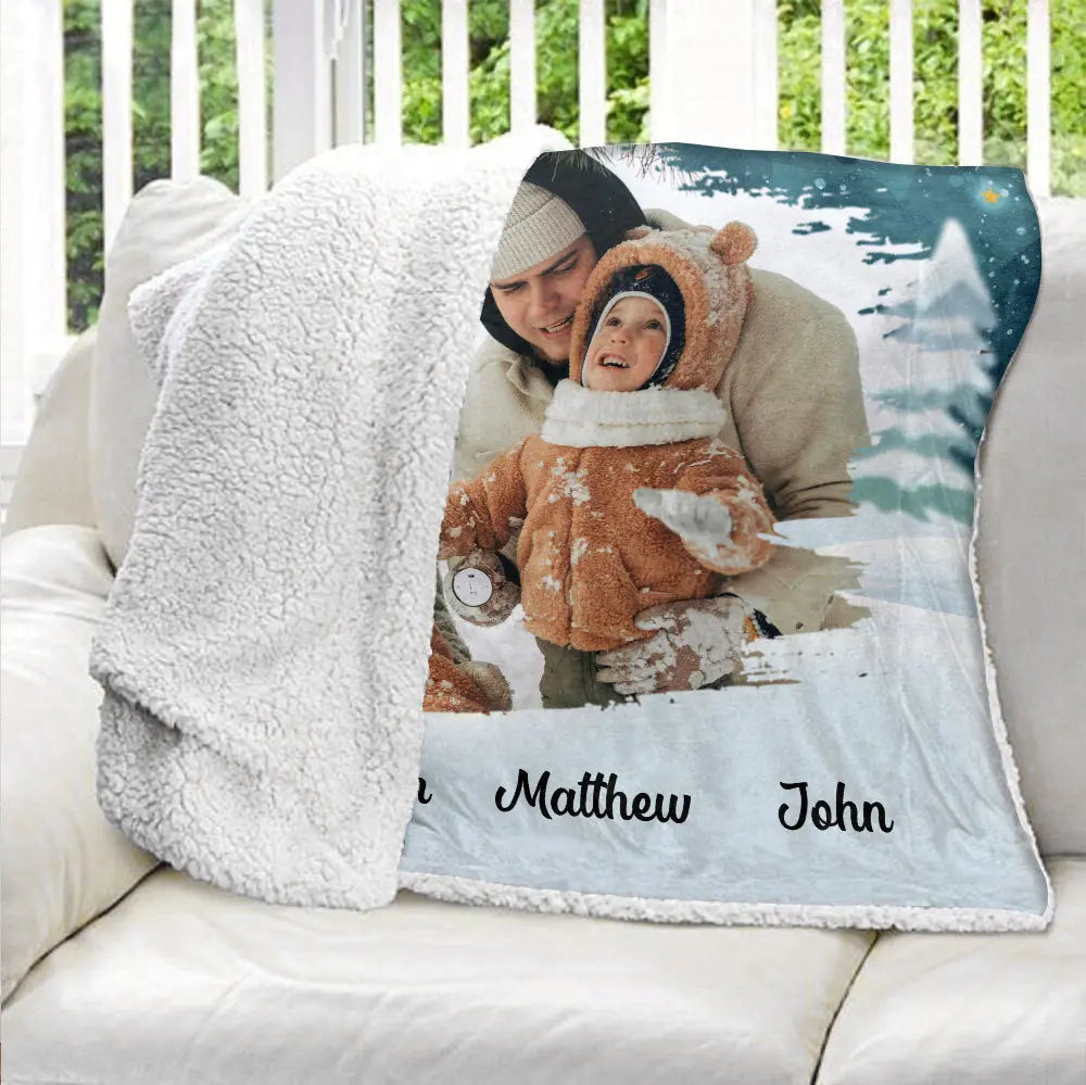 Family Blanket - Personalized Blanket