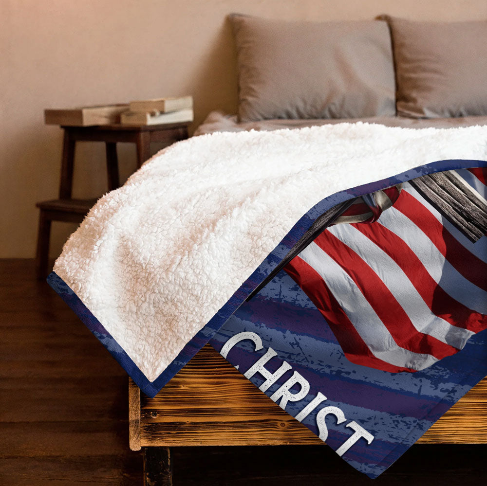 In God We Trust Blanket, Gift For Jesus Lover
