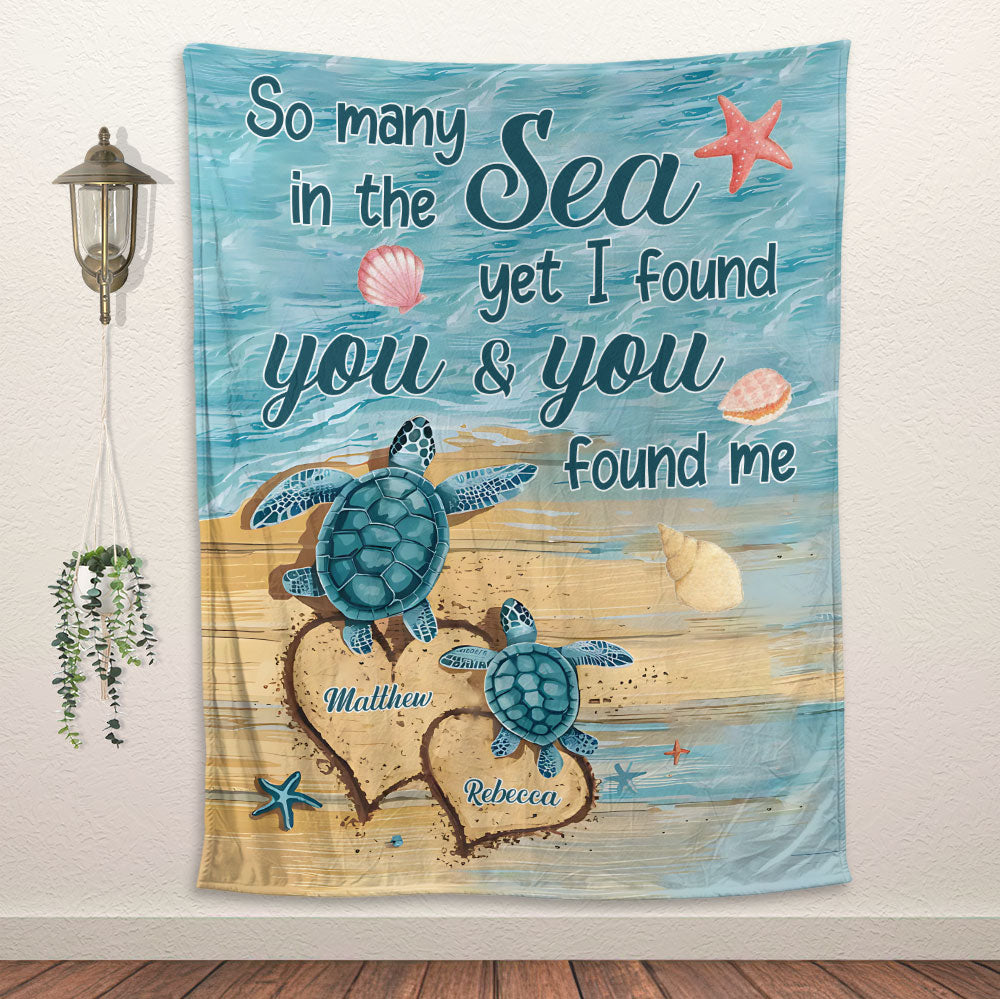 Turtle Blanket - Personalized Blanket