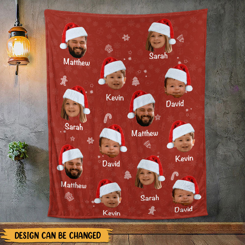 Custom Photo Unwrap Yourself The Merriest Of Holidays Blanket - Personalized Blanket