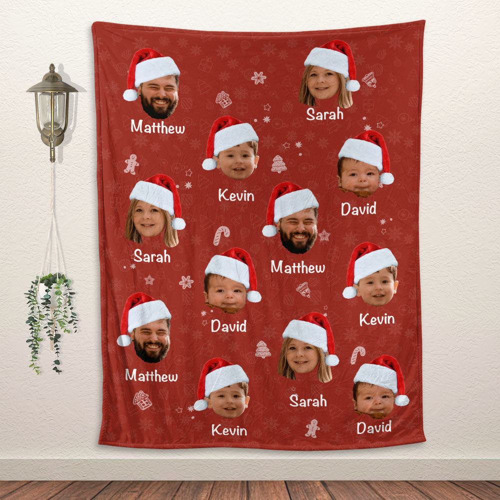 Custom Photo Unwrap Yourself The Merriest Of Holidays Blanket - Personalized Blanket