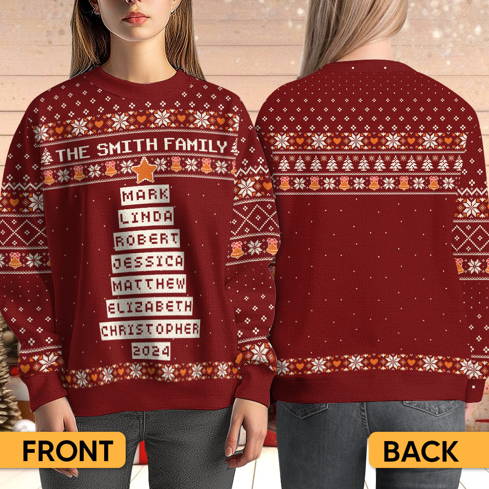 Family Name - Personalized Ugly Sweater
