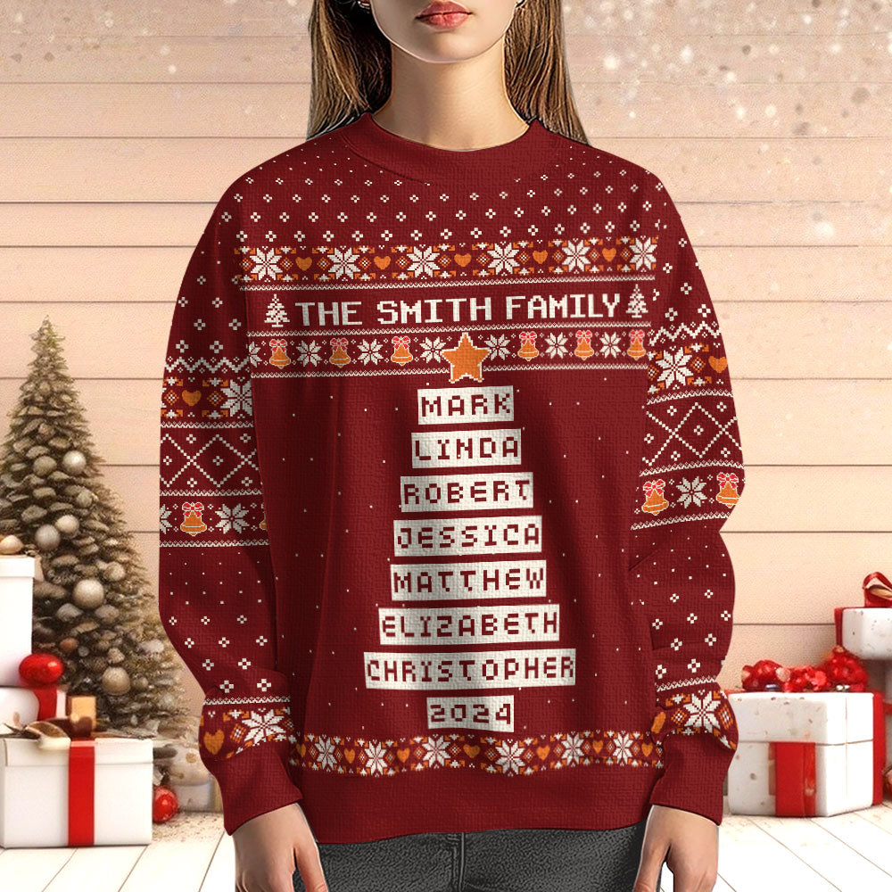 Family Name - Personalized Ugly Sweater