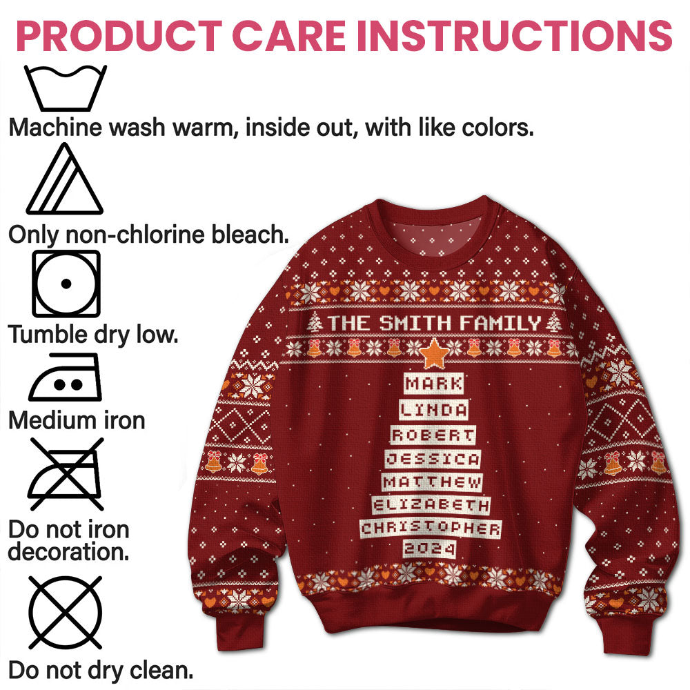Family Name - Personalized Ugly Sweater