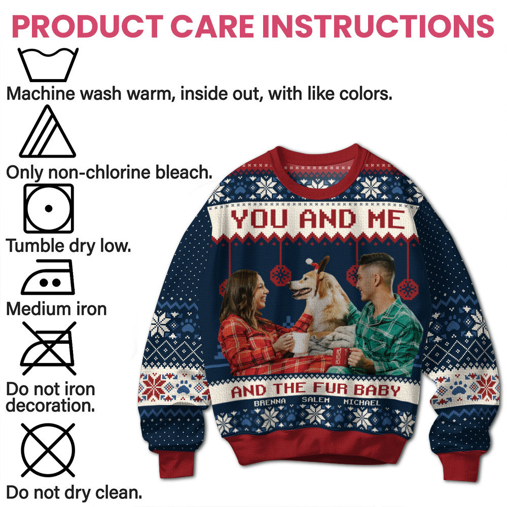 You And Me - Personalized Ugly Sweater
