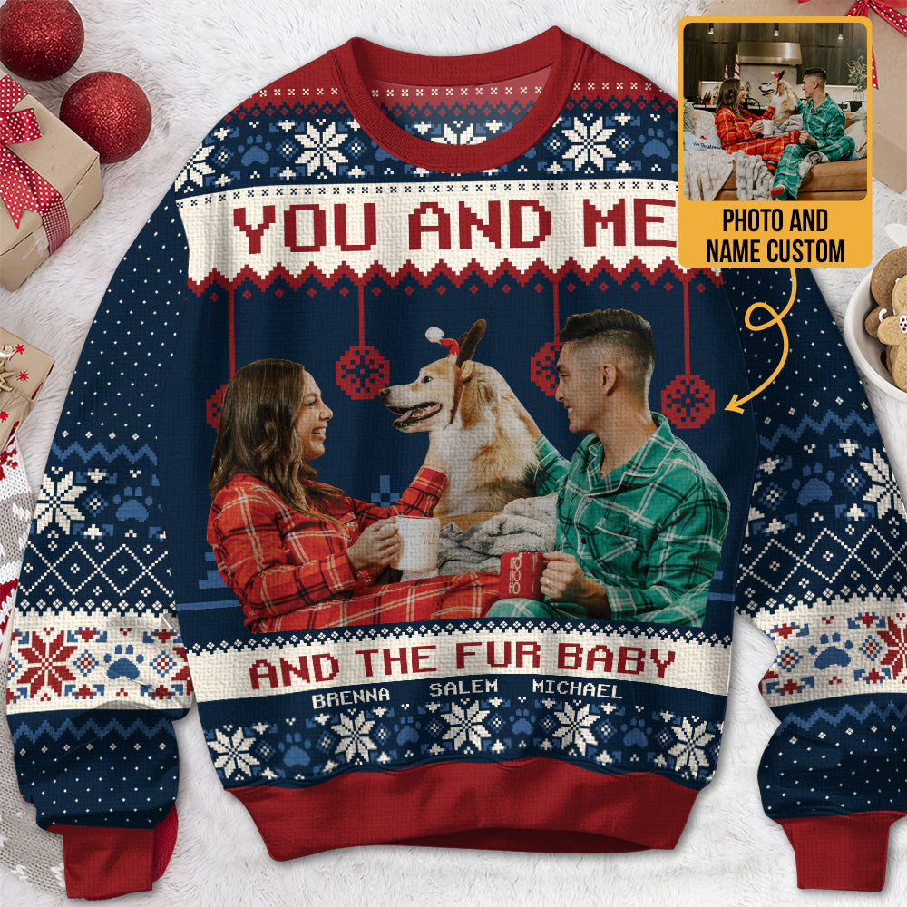 You And Me - Personalized Ugly Sweater