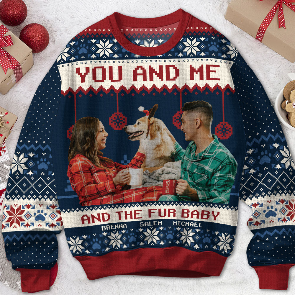 You And Me - Personalized Ugly Sweater