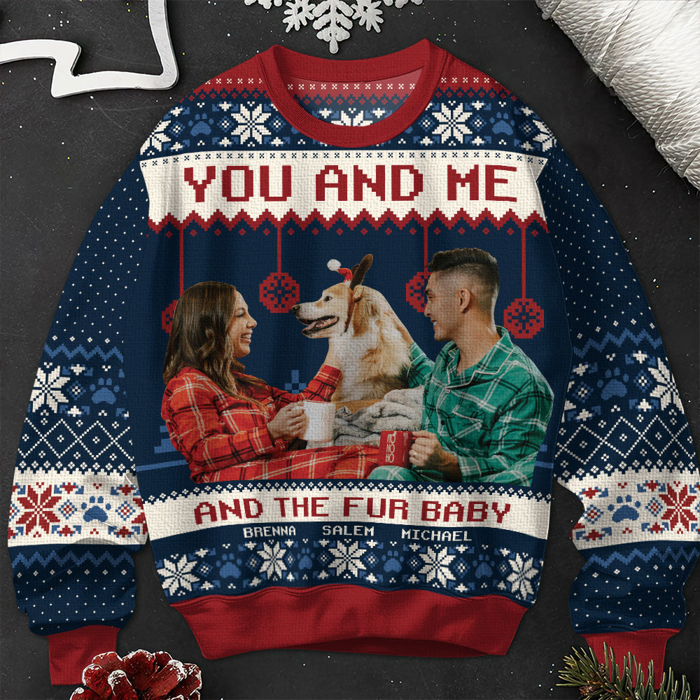 You And Me - Personalized Ugly Sweater