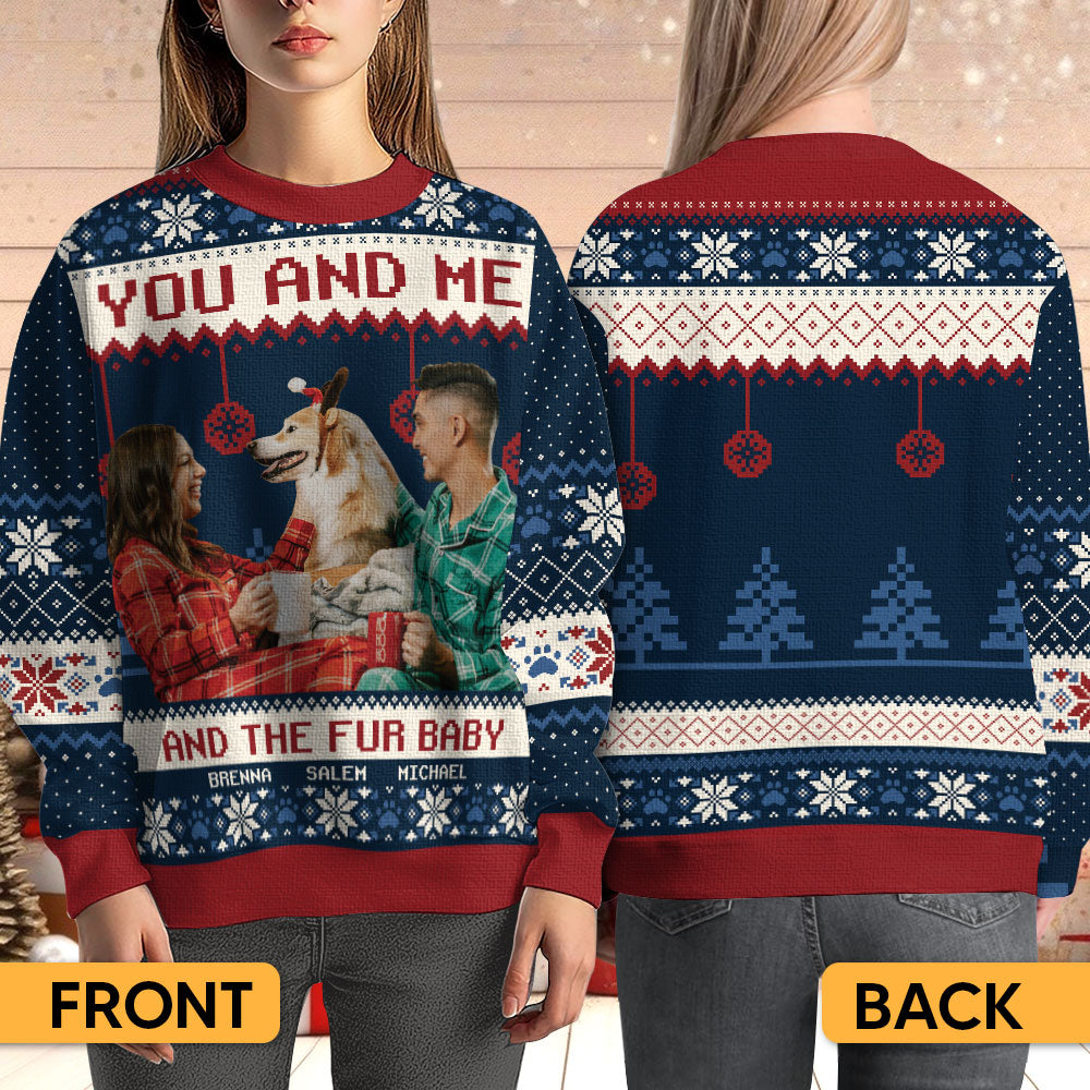 You And Me - Personalized Ugly Sweater