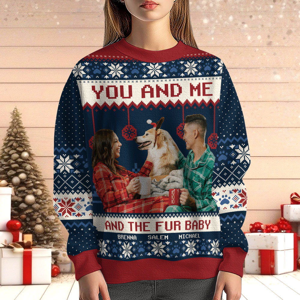 You And Me - Personalized Ugly Sweater