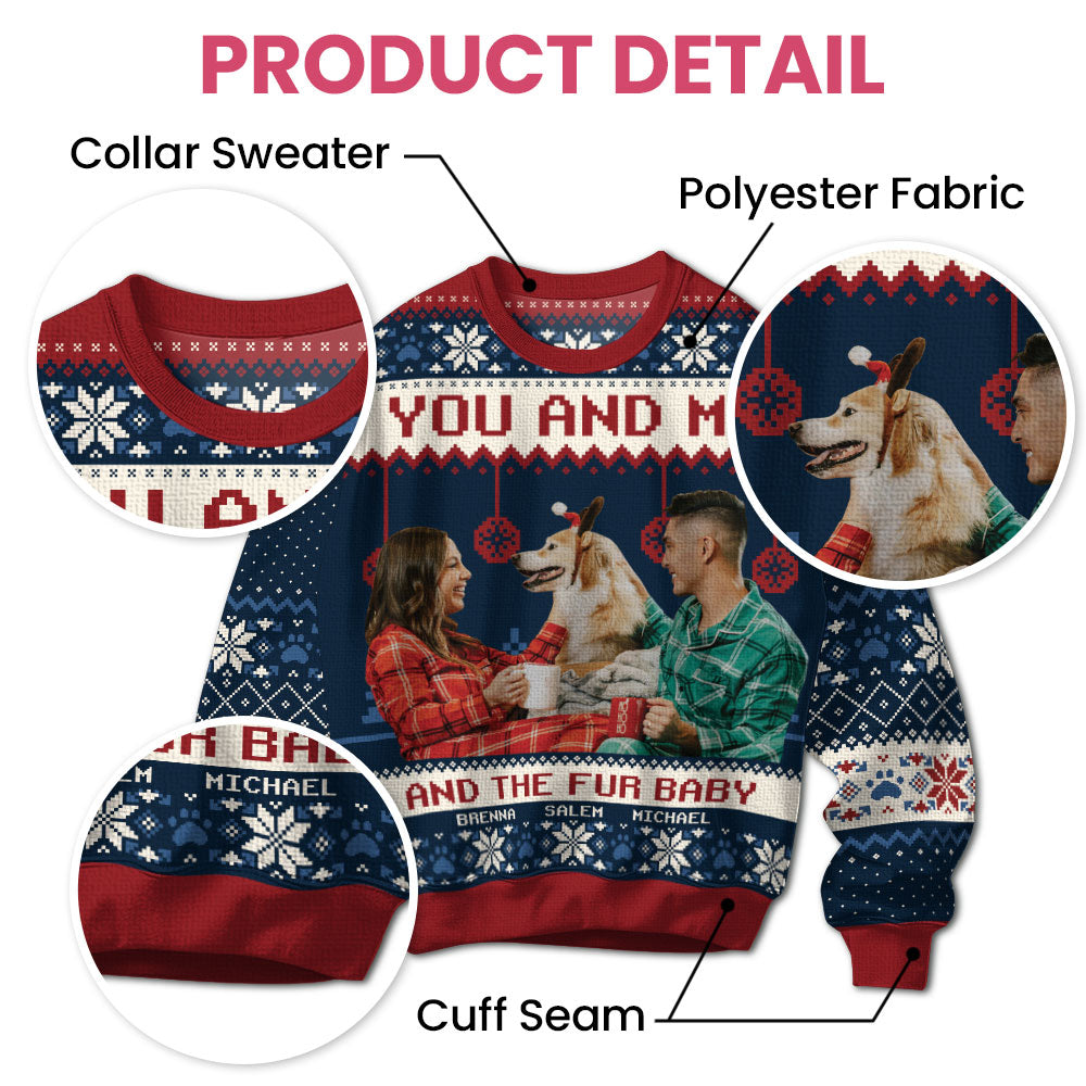 You And Me - Personalized Ugly Sweater