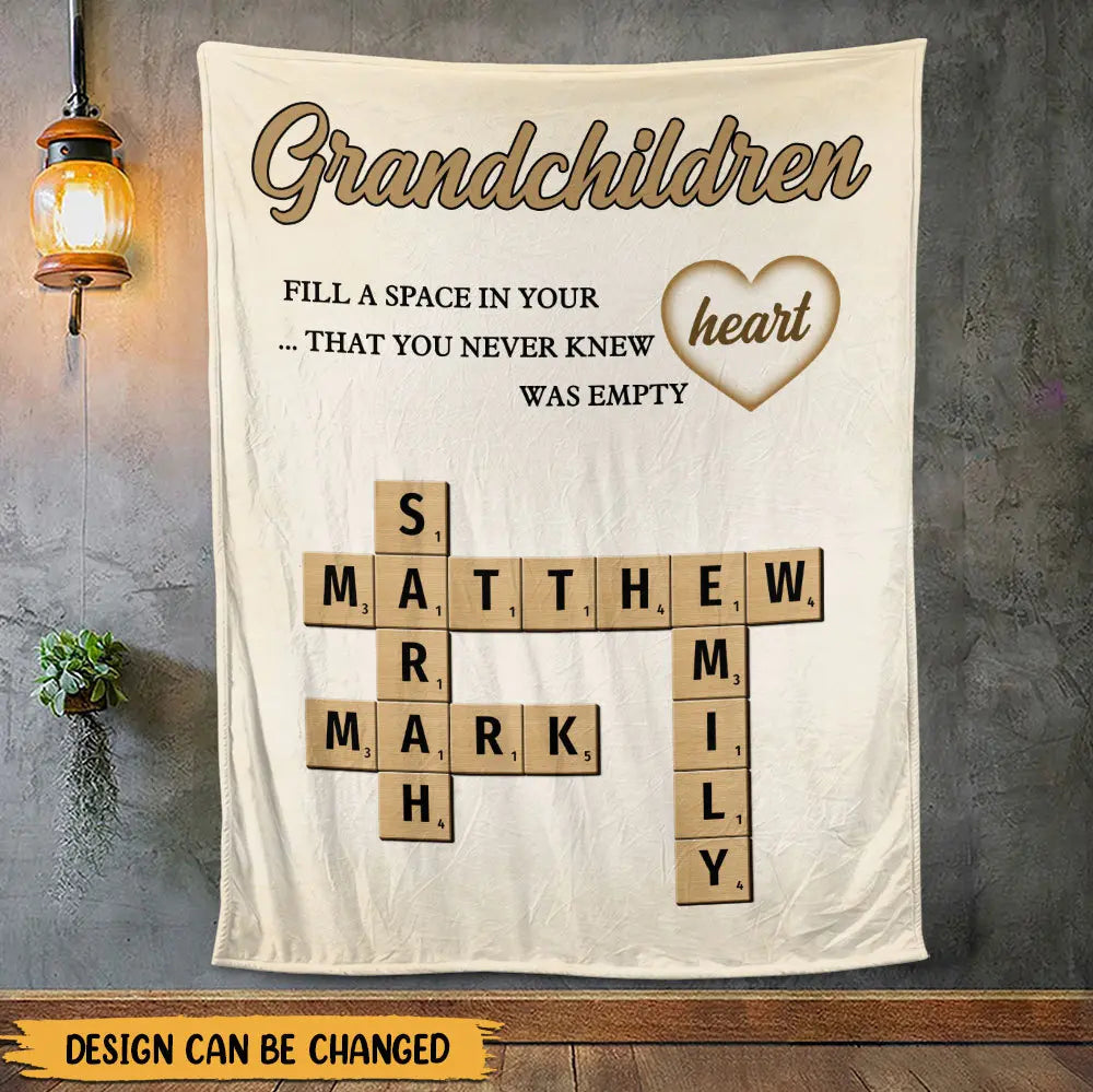 Grandchildren Blanket - Personalized Blanket