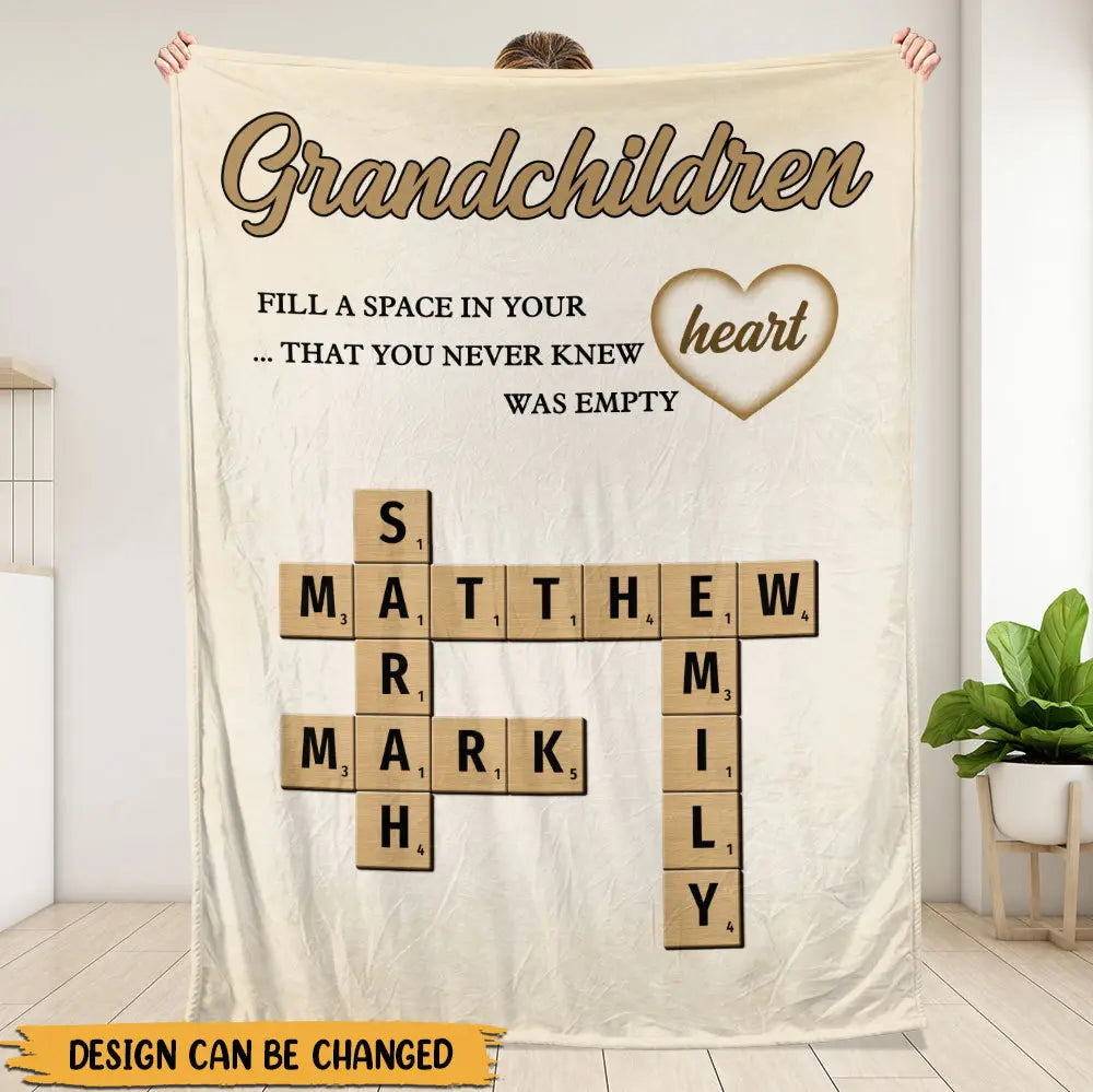 Grandchildren Blanket - Personalized Blanket