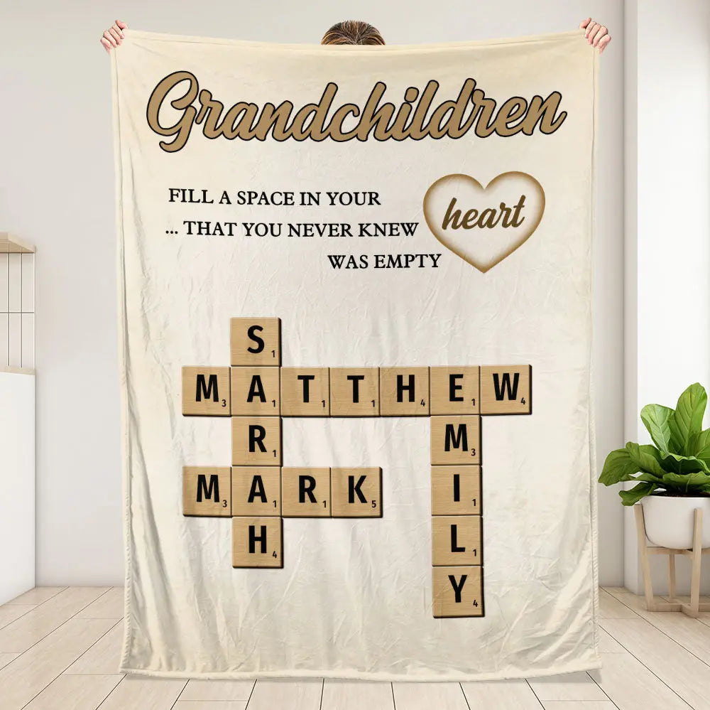 Grandchildren Blanket - Personalized Blanket