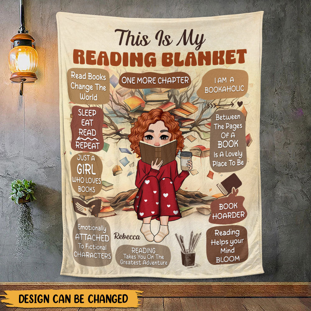 Reading Blanket - Personalized Blanket