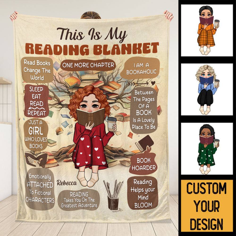 Reading Blanket - Personalized Blanket