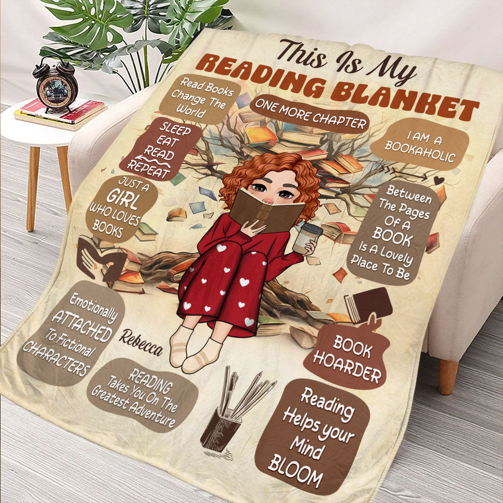 Reading Blanket - Personalized Blanket