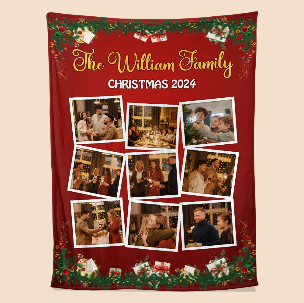 Christmas Custom Photo Blanket - Personalized Blanket