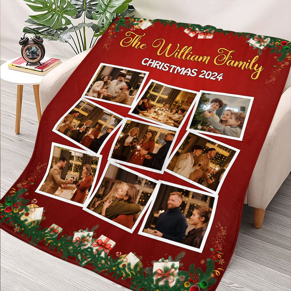 Christmas Custom Photo Blanket - Personalized Blanket